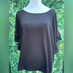 Umgee Boutique Ruffle Sleeve Blouse Small